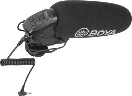 Boya super-cardioid shotgun microphone Mikrofons