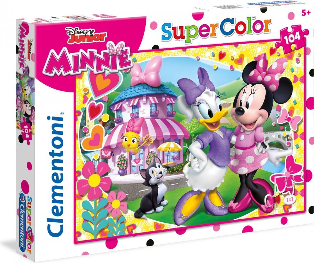 Clementoni Puzzle Minnie Happy Helpers 104 elementy (589736) GXP-589736 (8005125279821) puzle, puzzle