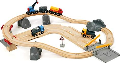 BRIO Roads & Rails Stone Loading Set - 33210