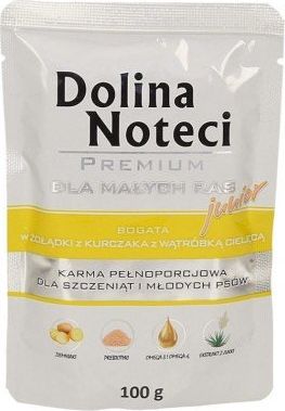 Dolina Noteci DOLINA NOTECI PIES 100g JUNIOR zoladki / kurczaka /SASZETKA/12 VAT010936 (5902921300984) barība suņiem