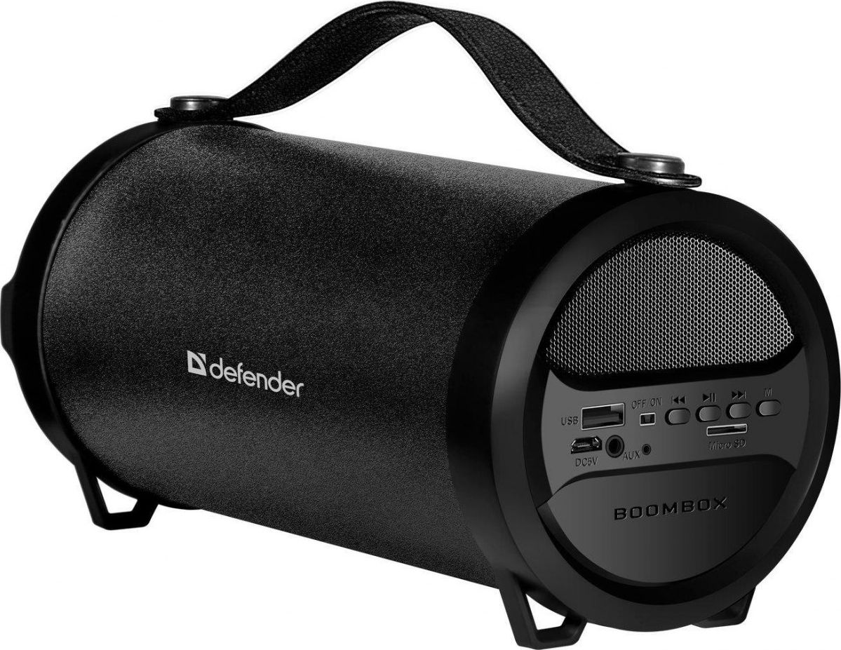 SPEAKER DEFENDER G24 BLUETOOTH/FM/TF/USB 10W BLACK pārnēsājamais skaļrunis