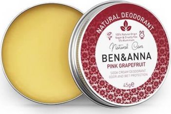 Ben&Anna BEN ANNA_Natural Deodorant naturalny dezodorant w kremie w metalowej puszce Grapefruit 45g 4260491220899 (4260491220899)