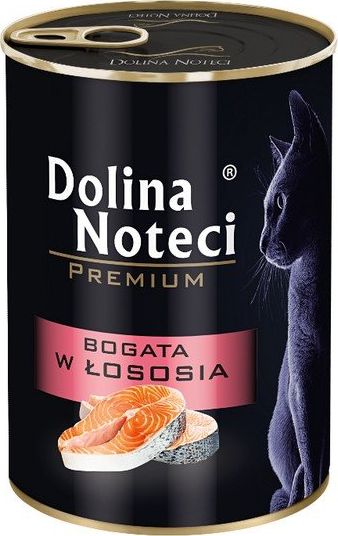 Dolina Noteci Premium Kot Bogata w lososia puszka 400g 11836401 (5902921303732) kaķu barība