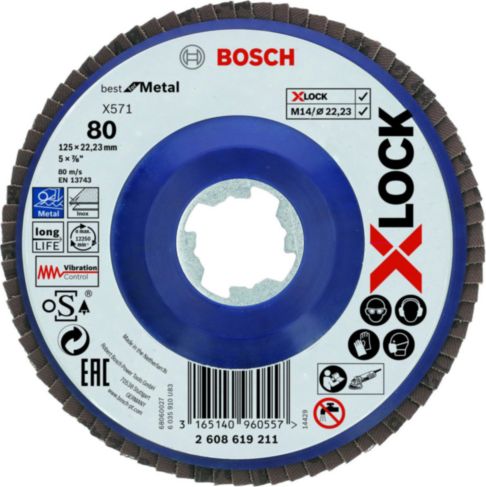 Bosch sciernica talerzowa 125/ 80 X571 Best for Metal Xlock (2608619211)