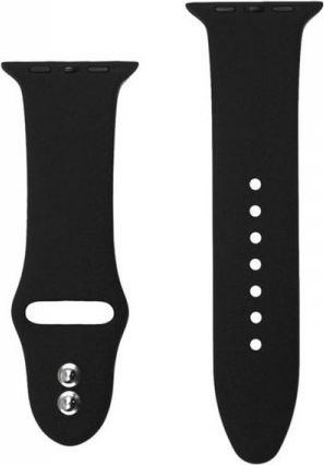 Crong Crong Liquid Band - Pasek Apple Watch 42/44 mm (czarny) CRG-44LQB-BLK (5907731983594)