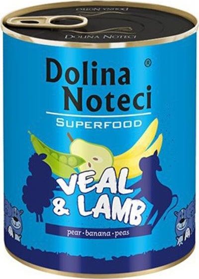 Dolina Noteci Dolina Noteci Premium Superfood Pies Cielecina i jagniecina puszka 400g VAT014010 (5902921303664) barība suņiem