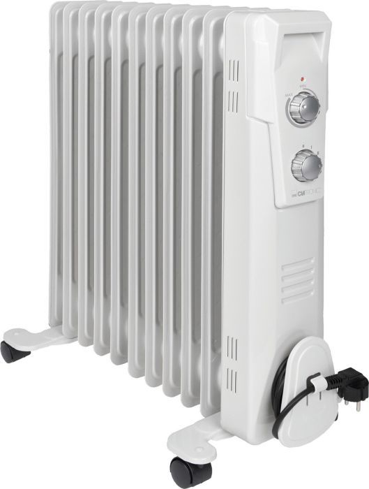 Clatronic Oil Radiator RA 3737 2500 Watt white Klimata iekārta