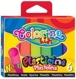 Colorino Plastelina neonowa 6 kolorow (935409) WIKR-935409 (5907690842666) materiāli konstruktoriem
