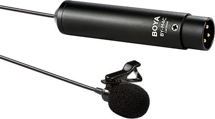 Boya microphone BY-M4C Cardioid XLR Lavalier Mikrofons