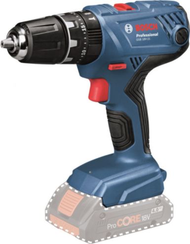 Bosch Cordless Combi GSB 18V-21 Professional solo, 18 Volt (blue / black, without battery and charger)