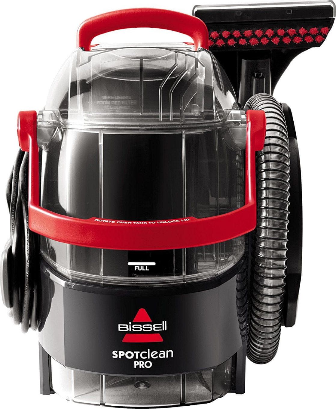 Bissell Spot Clean Pro 1558N, vacuum washer (Black / Red) Putekļu sūcējs