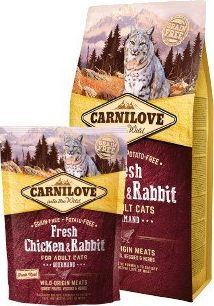 Carnilove Carnilove Cat Fresh Chicken & Rabbit Gourmand - kurczak i krolik 400g VAT011789 (8595602527373) kaķu barība