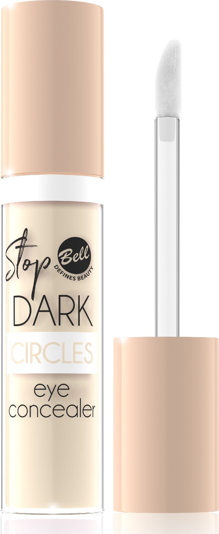 Bell Stop Dark Circles Korektor rozswietlajacy pod oczy w plynie 02 True Ivory 832569 (5902082532569)