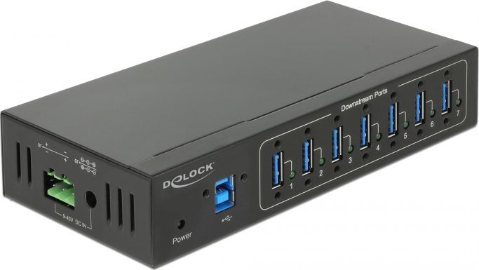 External Industry Hub 7 x USB 3.0 Type-A with 15 kV ESD protection Rūteris