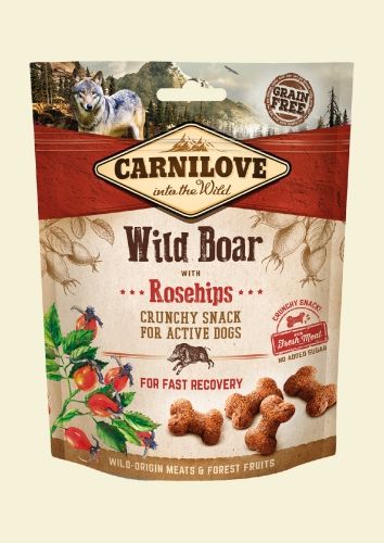 CARNILOVE Snack Dog Snack Fresh Crunchy Wild Boar + Rosehips 200g