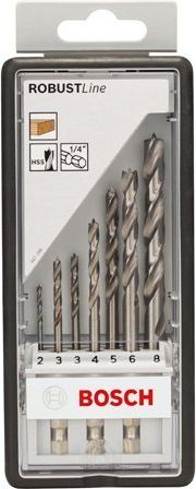 Bosch wood drill bit spiral hexagonal 4 5 3 6 8mm set (2607019923)