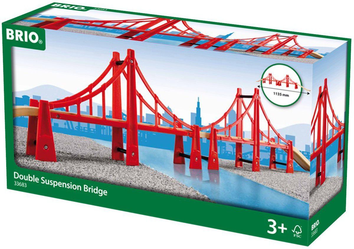 BRIO Double Suspension Bridge (33683) konstruktors