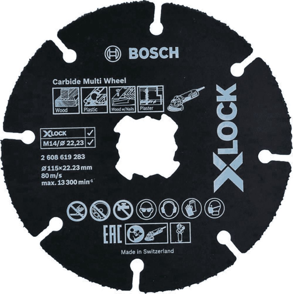 Bosch X-LOCK Carbide Multiwheel 115mm