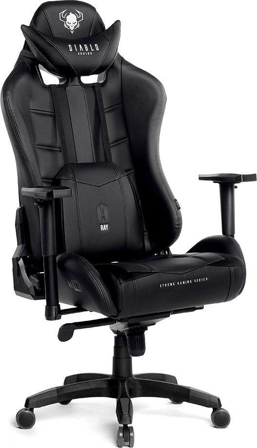 Fotel Diablo Chairs X-Ray 2.0 King Size, Czarno-szary, XL 5902560336108 (5902560336108) datorkrēsls, spēļukrēsls