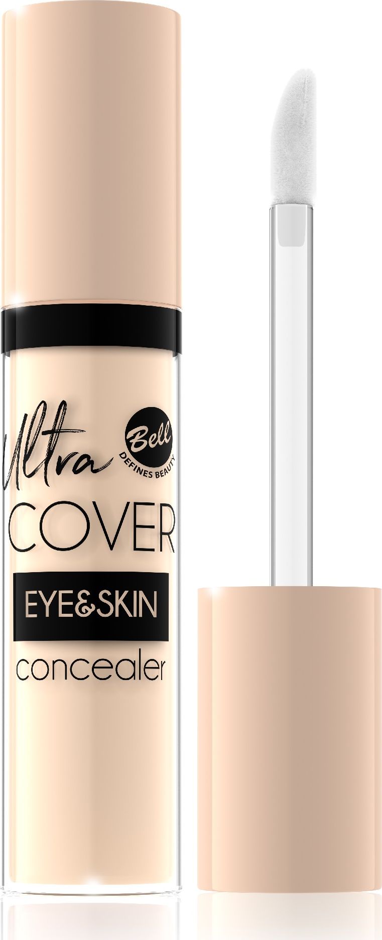 Bell Ultra Cover Eye & Skin  Korektor intensywnie kryjacy w plynie 02 Light Sand 5g 832590 (5902082532590)