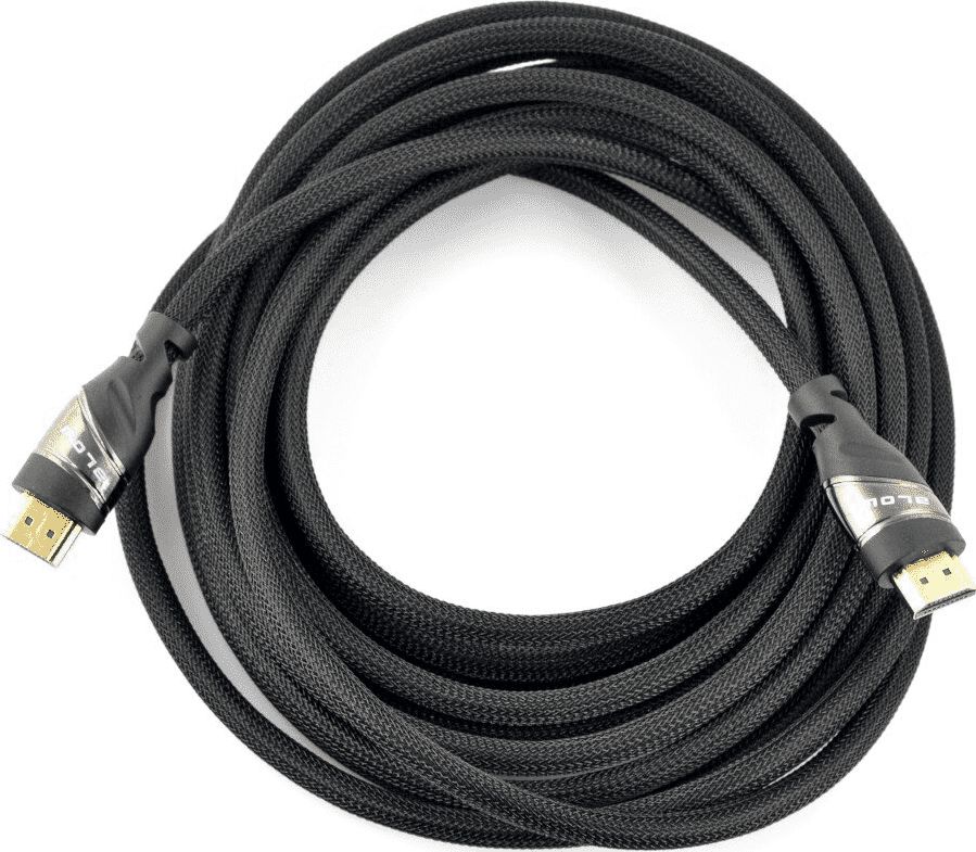 Kabel Blow HDMI - HDMI 5m srebrny (92-642) 92-642 (5900804050100) kabelis video, audio