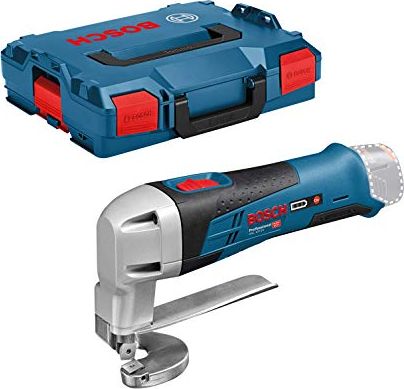 Bosch Cordless Metal Shear GSC 12V-13 Solo Professional, 12V (blue / black, L-BOXX, without battery and charger)