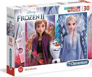 Clementoni Puzzle 30 Super color Frozen 2 puzle, puzzle