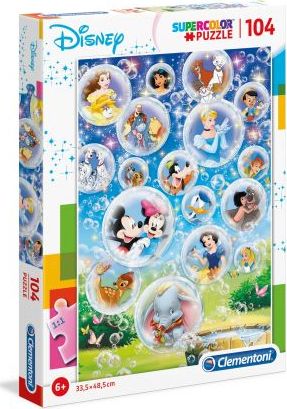 Clementoni Puzzle 104 Super kolor Disney classic 325487 (8005125271191) puzle, puzzle