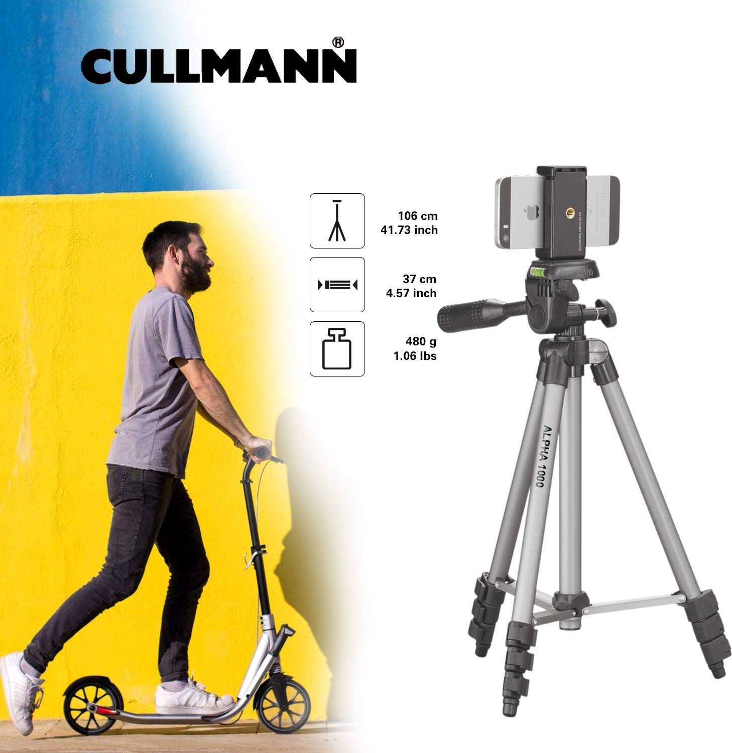 Statyw Cullmann Cullmann Alpha 1000 mobile 52102 (4007134021877) statīvs