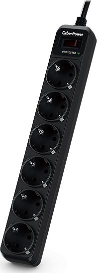 CyberPower Essential 6 x Schuko Surge protector B0620SC0-DE elektrības pagarinātājs