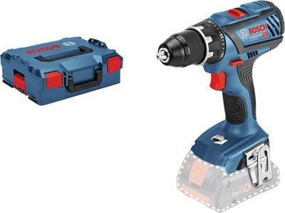 Bosch cordless drill GSR 18V-28 Professional solo, 18 Volt (blue / black, L-BOXX, without battery and charger)