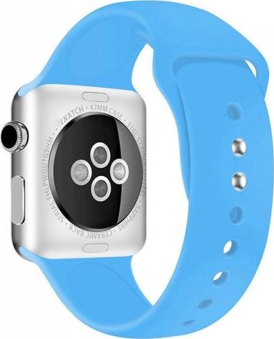 Crong Crong Liquid Band - Pasek do Apple Watch 42/44 mm (niebieski) CRG-44LQB-BLU (5907731985109)