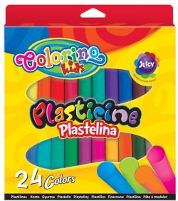 Colorino Plastelina 20 kolorow + 2 neonowe + srebrna i zlota WIKR-937385 (5907690842642) materiāli konstruktoriem