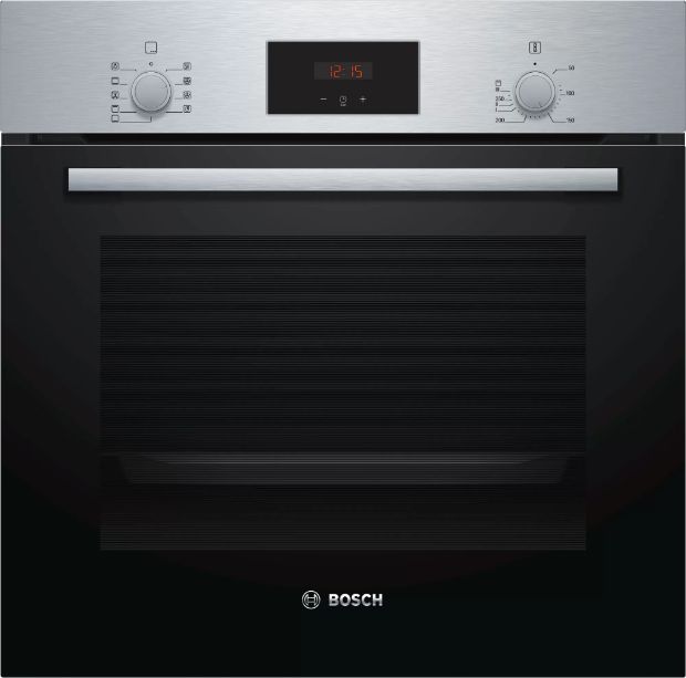Bosch Serie 2 HBF134YS1 oven Electric 66 L 3300 W A Stainless steel, Steel Cepeškrāsns