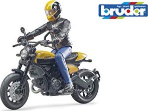 BRUDER bworld Scrambler Ducati Full Thro - 63053 Rotaļu auto un modeļi