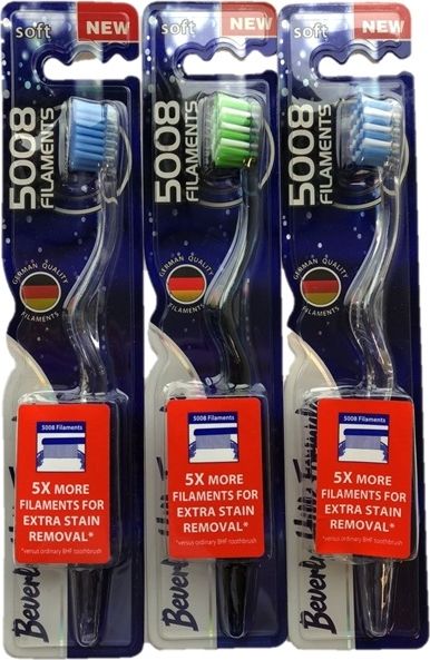 Beverly Hills Formula BEVERLY HILLS_Formula 5008 Filament Multi-Colour Toothbrush szczoteczka do zebow 5020105003411 (5020105003411) mutes higiēnai