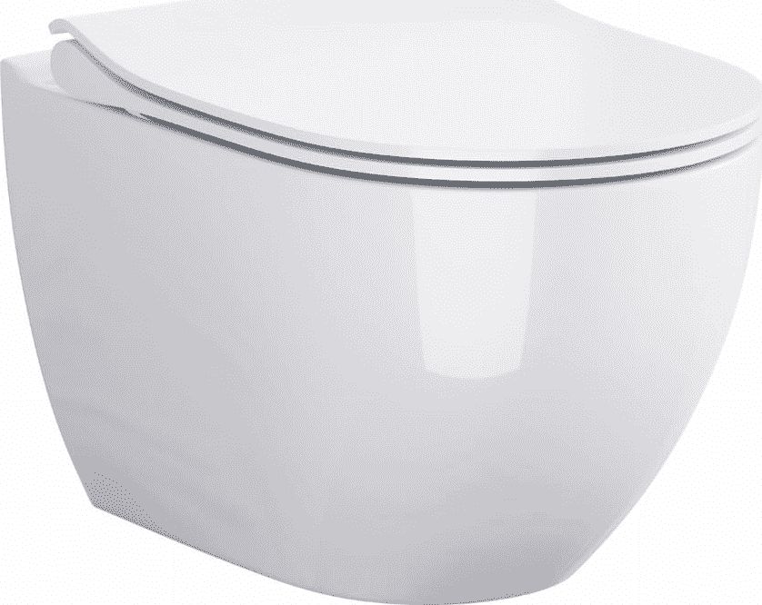 Miska WC Cersanit Zen Clean On+ deska Slim wolnoopadajaca (S701-428-ECO) S701-428