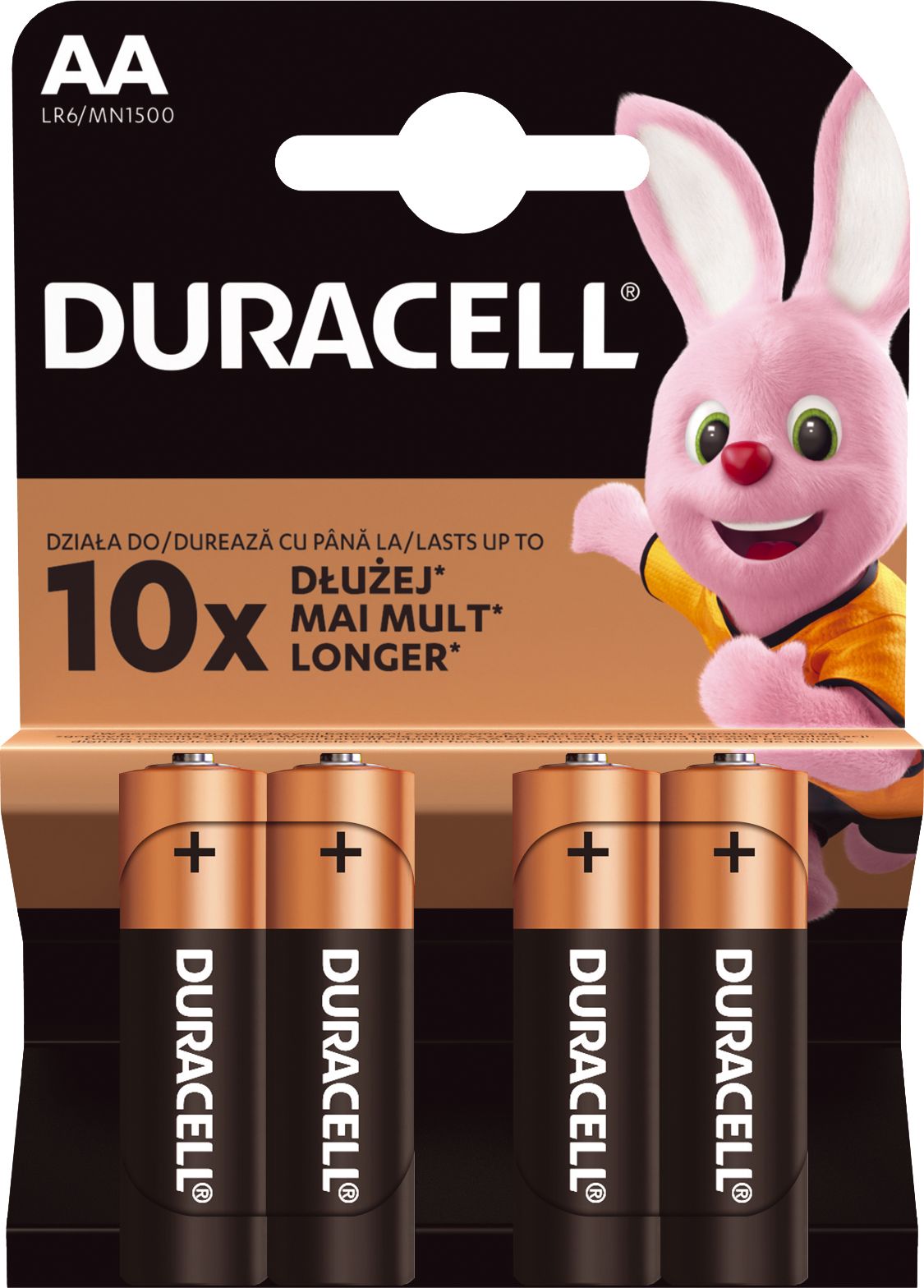 Duracell Bateria Basic AA / R6 1500mAh 4 szt. LR06/AA/MN1500(K4)Basic (5000394076952) Baterija