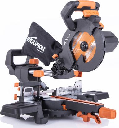 Evolution R185SMS Plus 1200W 185mm miter saw Elektriskais zāģis