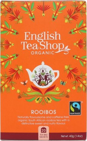 English Tea Sho Herbatka Rooibos (20x2) BIO 40 g 680275029106 (680275029106) piederumi kafijas automātiem