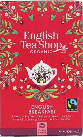 English Tea Sho Herbata English Breakfast (20x2,5) BIO 50 g 680275029090 (680275029090) piederumi kafijas automātiem