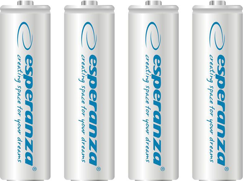 Esperanza Rechargeable Batteries AA 2000mAh 4pcs Baterija