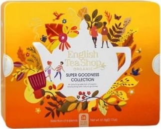 English Tea Sho Zestaw herbatek Super Goodness Collection w ozdobnej puszce 36szt. 61.5 g 680275058151 (680275058151) piederumi kafijas automātiem