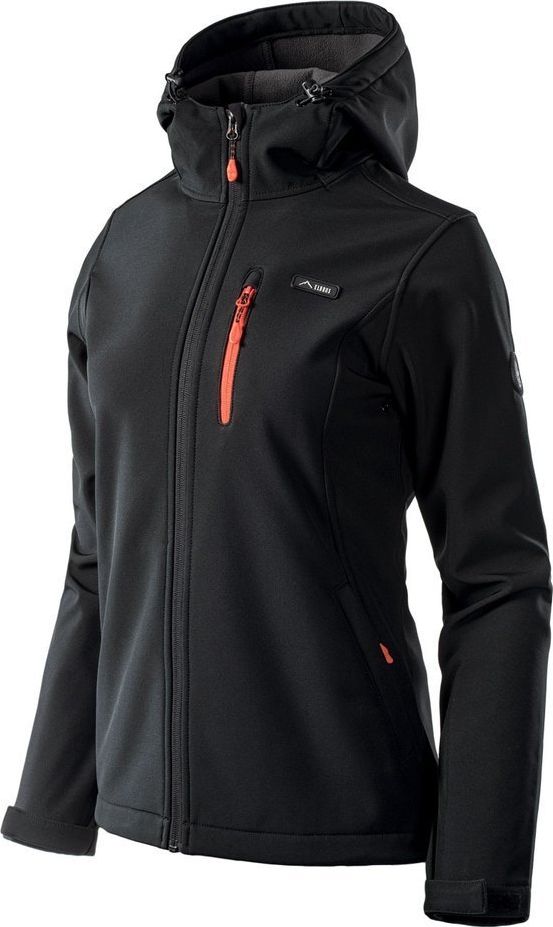 Elbrus SOFTSHELL IVER WO'S BLACK/SPICY ORANGE/ASPHALT L 70651-uniw (5902786119615)