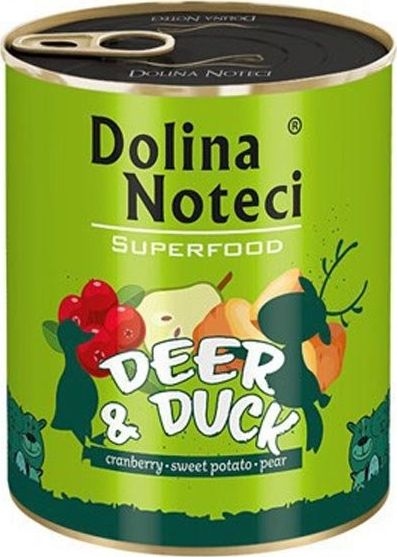 Dolina Noteci Dolina Noteci Premium Superfood Pies Jelen i kaczka puszka 800g VAT014013 (5902921303619) barība suņiem