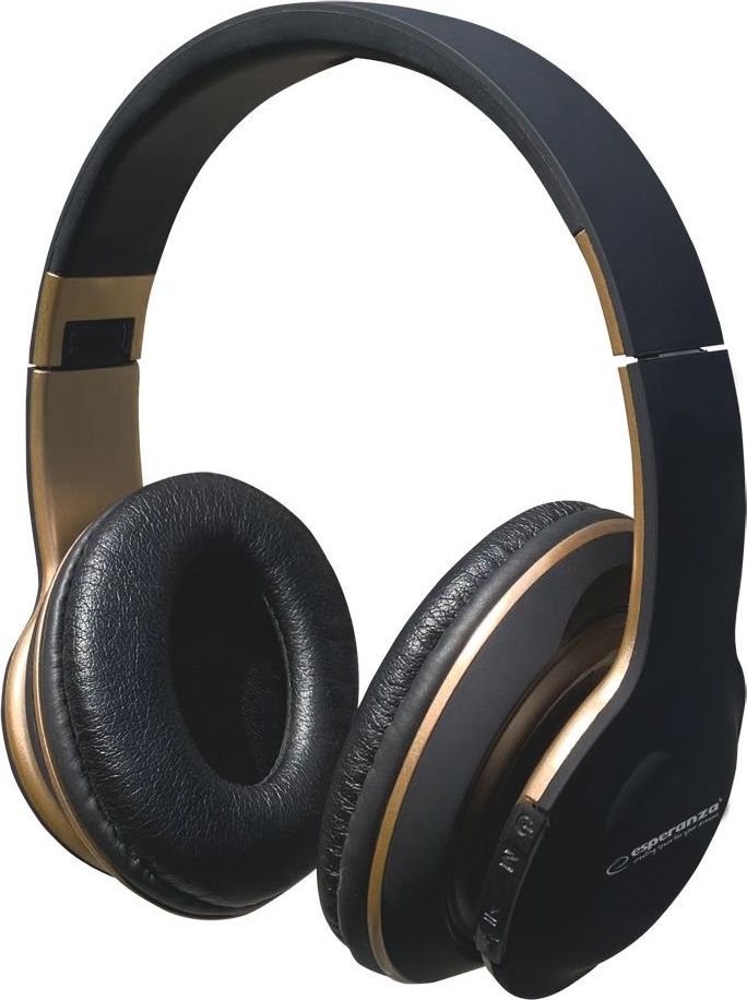 Esperanza EH220 Bluetooth headphones Headband, Black austiņas