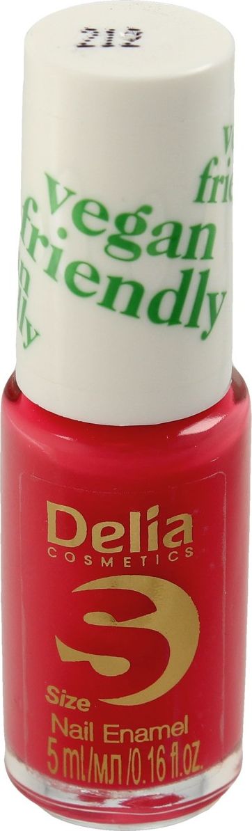 Delia Delia Cosmetics Vegan Friendly Emalia do paznokci Size S nr 212 Coraline 5ml 719810 (5901350479810)