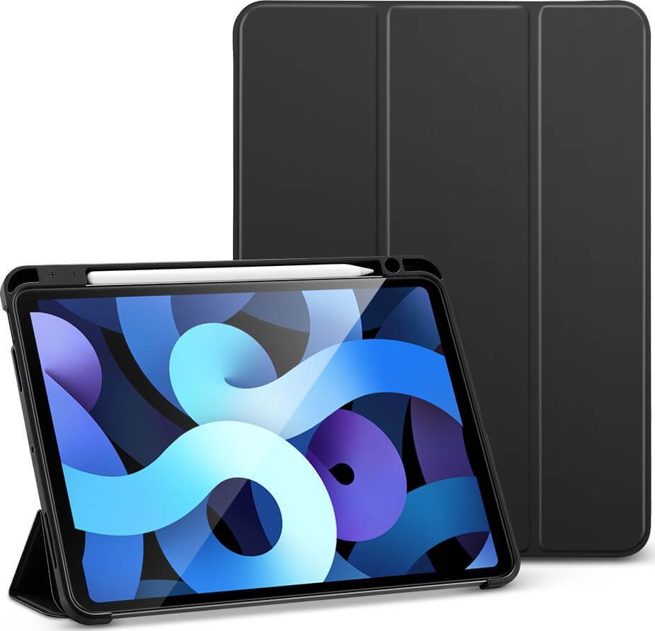 ESR REBOUND PENCIL IPAD AIR 4 2020 BLACK tablet case planšetdatora soma