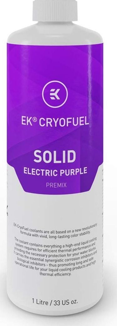 EK Water Blocks EK Water Blocks EK-CryoFuel Solid Premix, Electric Purple - 1000 WAEK-1593 (3831109880340) ūdens dzesēšanas sistēmas piederumi