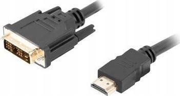 Kabel Delock HDMI - DVI-D 1m czarny (85582) kabelis video, audio